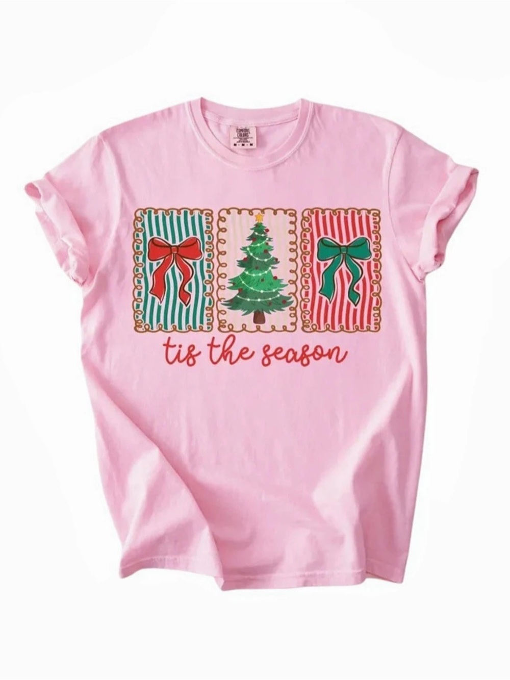 Comfort Colors Blossom Christmas Graphic Tee
